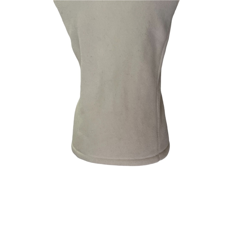 Vineyard Vines Off White Cream Fleece Vest Jacket Size Medium - Picture 6 of 9